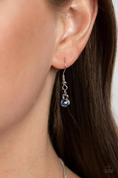 Paparazzi ♥ Razor-Sharp Refinement - Blue ♥ Necklace