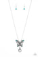 Paparazzi ♥ Badlands Butterfly - Blue ♥ Lanyard