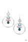 Paparazzi ♥ Geometric Glam - Blue ♥ Earrings