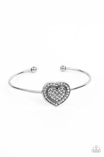 Paparazzi ♥ Stunning Soulmates - White ♥ Bracelet