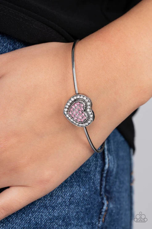 Paparazzi ♥ Stunning Soulmates - Pink ♥ Bracelet