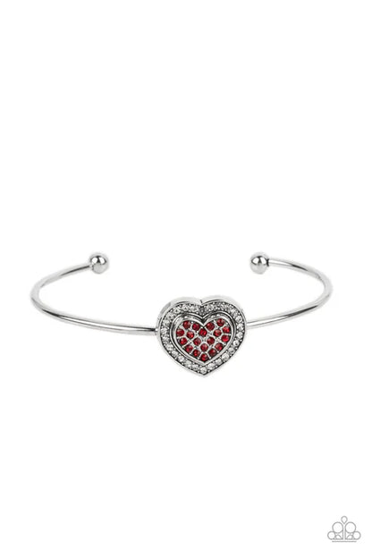 Paparazzi ♥ Stunning Soulmates - Red ♥ Bracelet