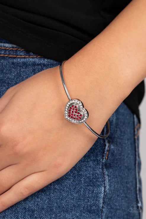 Paparazzi ♥ Stunning Soulmates - Red ♥ Bracelet