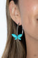 Paparazzi ♥ Bohemian Butterfly - Blue ♥ Earrings