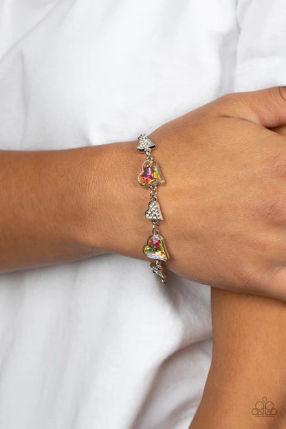 Paparazzi ♥ Cluelessly Crushing - Multi ♥ Bracelet