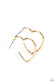 Paparazzi ♥ Burnished Beau - Gold ♥ Earrings