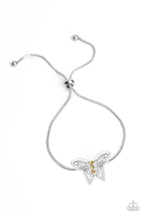 Paparazzi ♥ Wings of Wonder - Yellow ♥ Bracelet