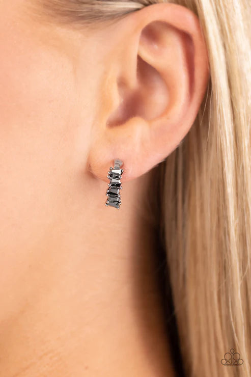 Paparazzi ♥ Rugged Rockstar - Silver ♥ Earrings