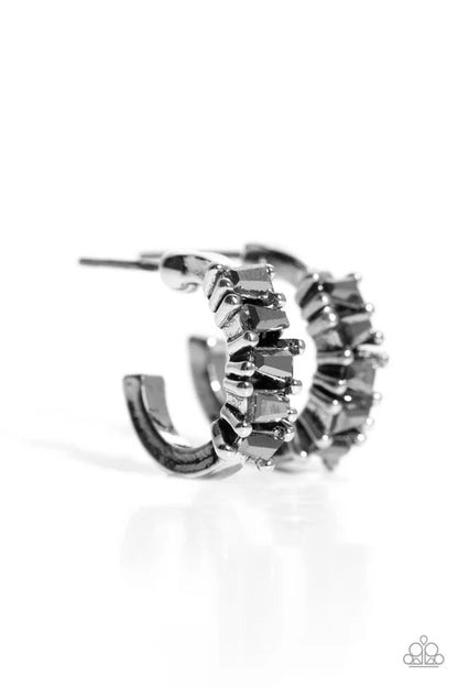 Paparazzi ♥ Rugged Rockstar - Silver ♥ Earrings