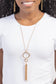 Paparazzi ♥ Tassel Tune - Gold ♥ Necklace