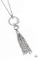 Paparazzi ♥ Tassel Tune - White ♥ Necklace