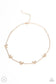 Paparazzi ♥ Fluttering Fanatic - Gold ♥ Necklace