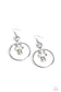 Paparazzi ♥ Geometric Glam - White ♥ Earrings