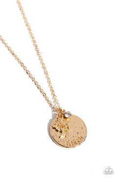 Paparazzi ♥ Flourishing Faith - Gold ♥ Necklace