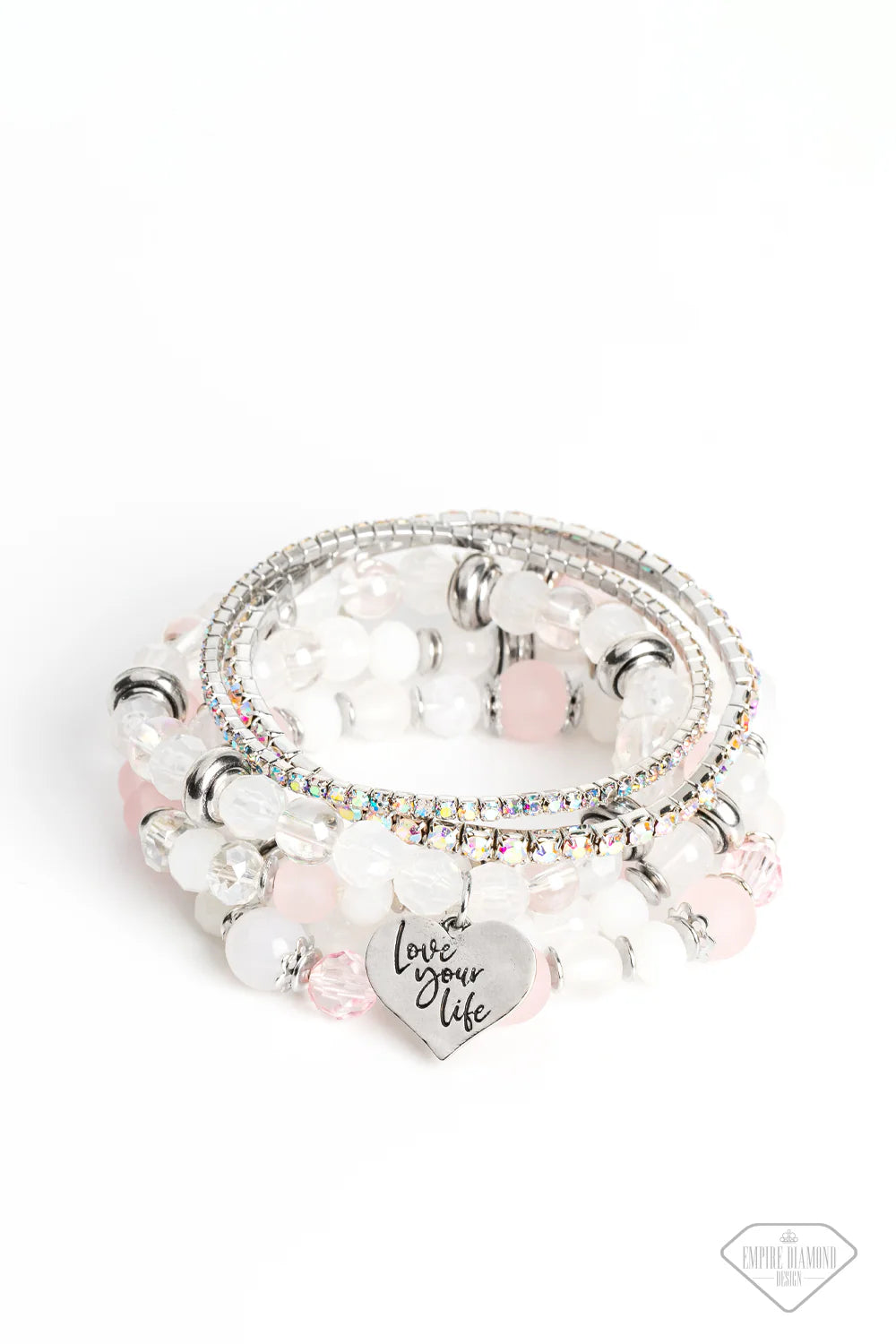 Paparazzi ♥ Optimistic Opulence - Pink ♥ Bracelet