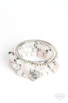Paparazzi ♥ Optimistic Opulence - Pink ♥ Bracelet