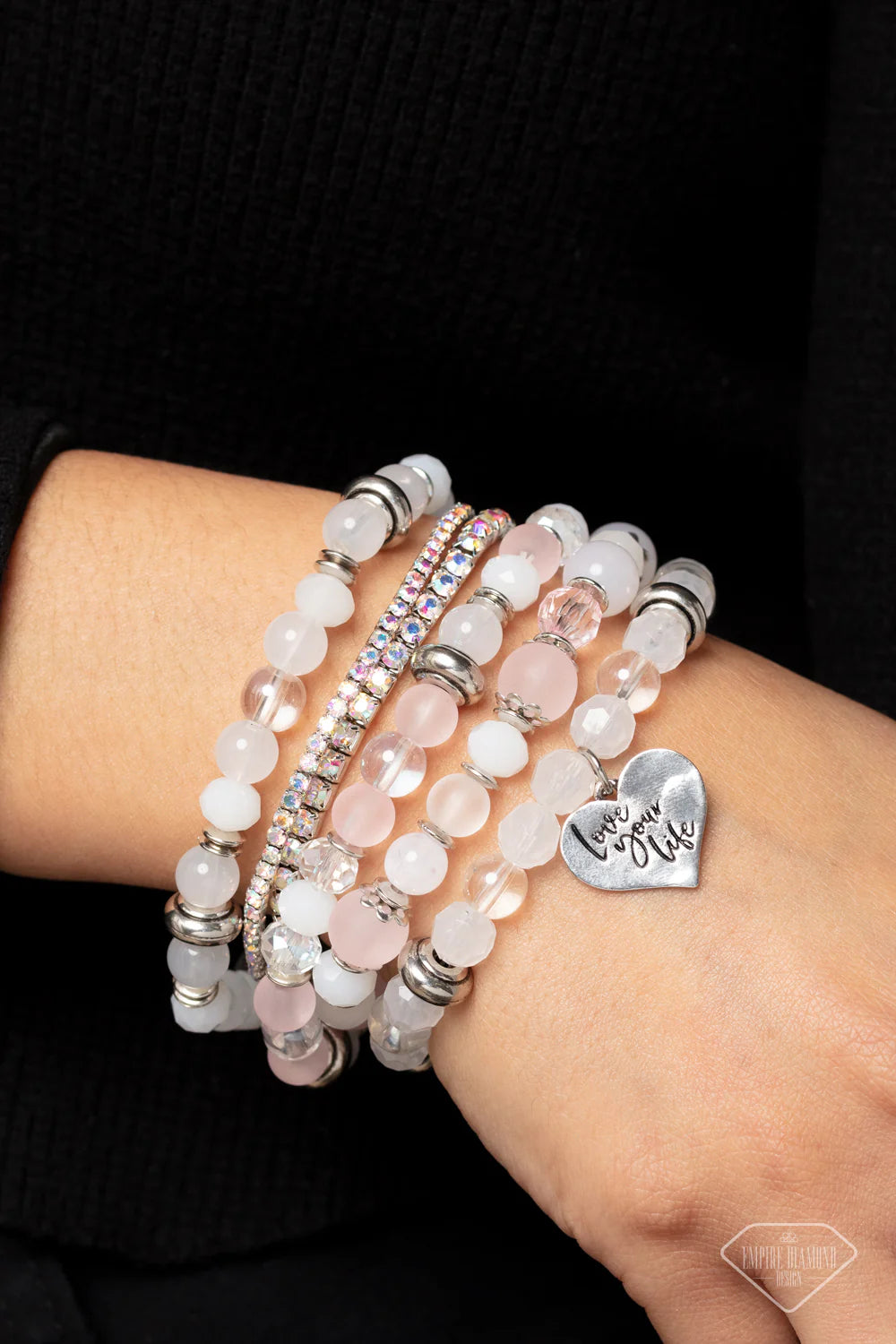 Paparazzi ♥ Optimistic Opulence - Pink ♥ Bracelet
