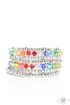 Paparazzi ♥ ICE Knowing You - Multi ♥ Bracelet