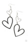 Paparazzi ♥ Pristine Pizzazz - Black ♥ Earrings
