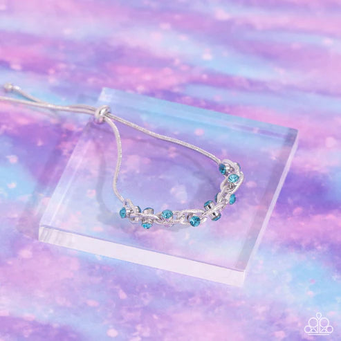 Paparazzi ♥ Intertwined Illusion - Blue ♥ Bracelet