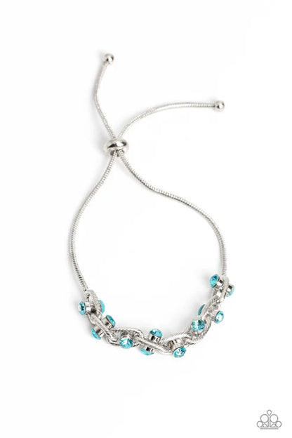Paparazzi ♥ Intertwined Illusion - Blue ♥ Bracelet