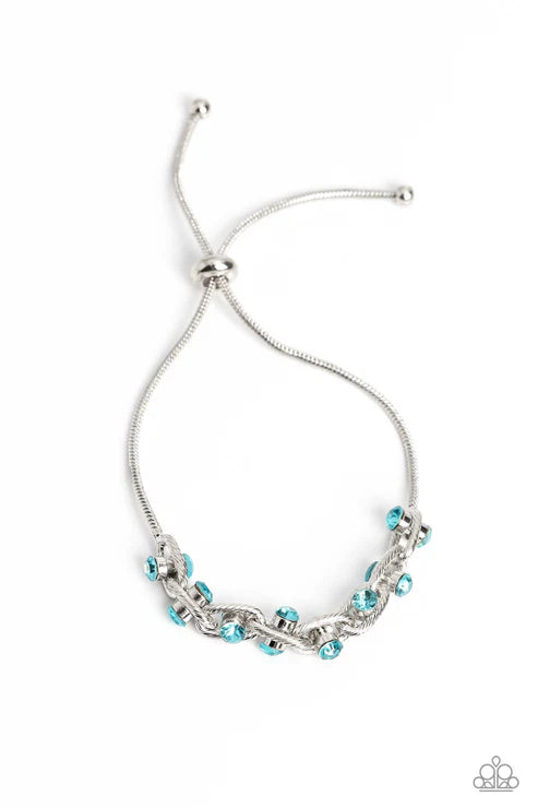 Paparazzi ♥ Intertwined Illusion - Blue ♥ Bracelet