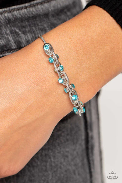 Paparazzi ♥ Intertwined Illusion - Blue ♥ Bracelet