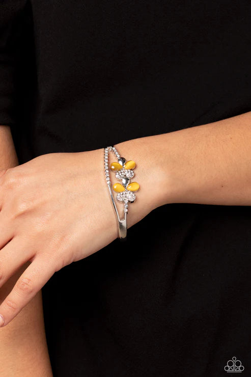 Paparazzi ♥ Broadway Stage - Yellow ♥ Bracelet