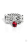 Paparazzi ♥ Alternating Allure - Red ♥ Ring