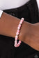 Paparazzi ♥ Ethereally Earthy - Pink ♥ Bracelet