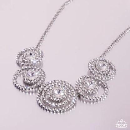 Paparazzi ♥ Dramatic Darling - White ♥ Necklace