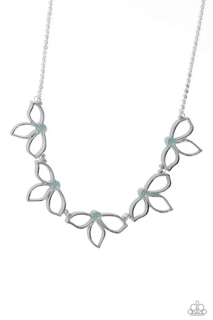 Paparazzi ♥ Petal Pageantry - Blue ♥ Necklace