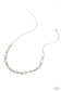 Paparazzi ♥ Pronged Passion - White ♥ Necklace