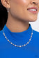 Paparazzi ♥ Pronged Passion - White ♥ Necklace