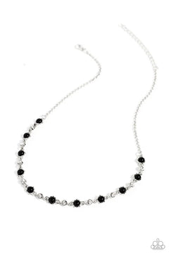 Paparazzi ♥ Pronged Passion - Black ♥ Necklace