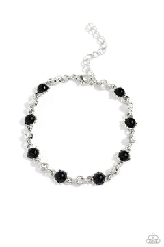 Paparazzi ♥ Particularly Pronged - Black ♥ Bracelet