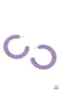 Paparazzi ♥ Flawless Fashion - Purple ♥ Earrings