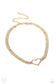Paparazzi ♥ Rows of Romance - Gold ♥ Necklace
