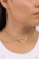 Paparazzi ♥ Rows of Romance - Gold ♥ Necklace