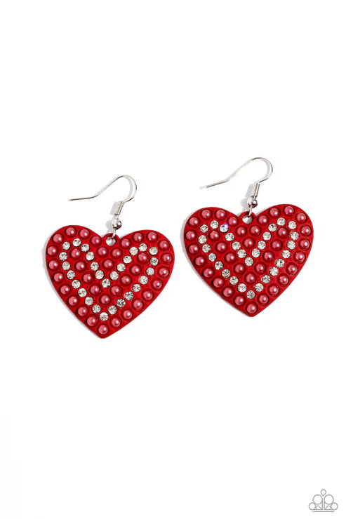 Paparazzi ♥ Romantic Reunion - Red ♥ Earrings