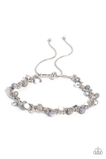 Paparazzi ♥ Show-Stopping Sass - Silver ♥ Bracelet