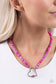 Paparazzi ♥ Clearly Carabiner - Red ♥ Necklace
