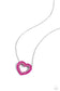 Paparazzi ♥ Hyper Heartland - Pink ♥ Necklace