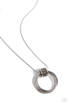 Paparazzi ♥ In the Swing of RINGS - Silver ♥ Necklace