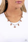 Paparazzi ♥ KISS the Mark - Orange ♥ Necklace