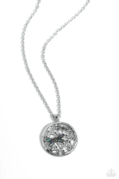 Paparazzi ♥ Dragonfly Daydream - Blue ♥ Necklace
