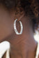 Paparazzi ♥ GLITZY By Association - White  ♥ Earrings