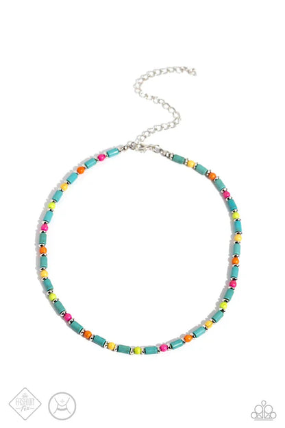 Paparazzi ♥ Arid Ambiance - Blue ♥ Necklace