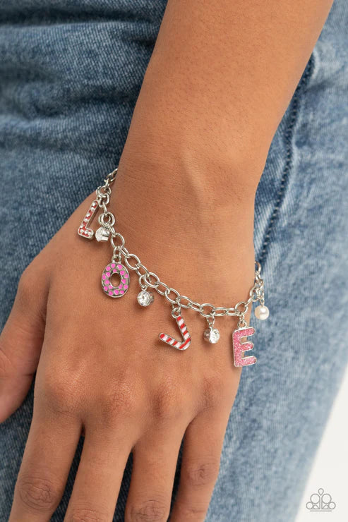 Paparazzi ♥ Lovestruck Leisure - Pink ♥ Bracelet