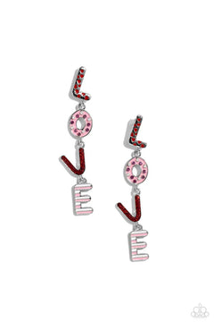 Paparazzi ♥ Admirable Assortment - Red ♥ Post Earrings